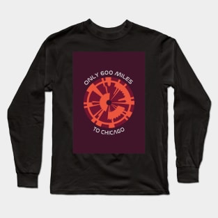 JPL/NASA Perseverance Parachute "600 miles to Chicago" Request Poster #3 Long Sleeve T-Shirt